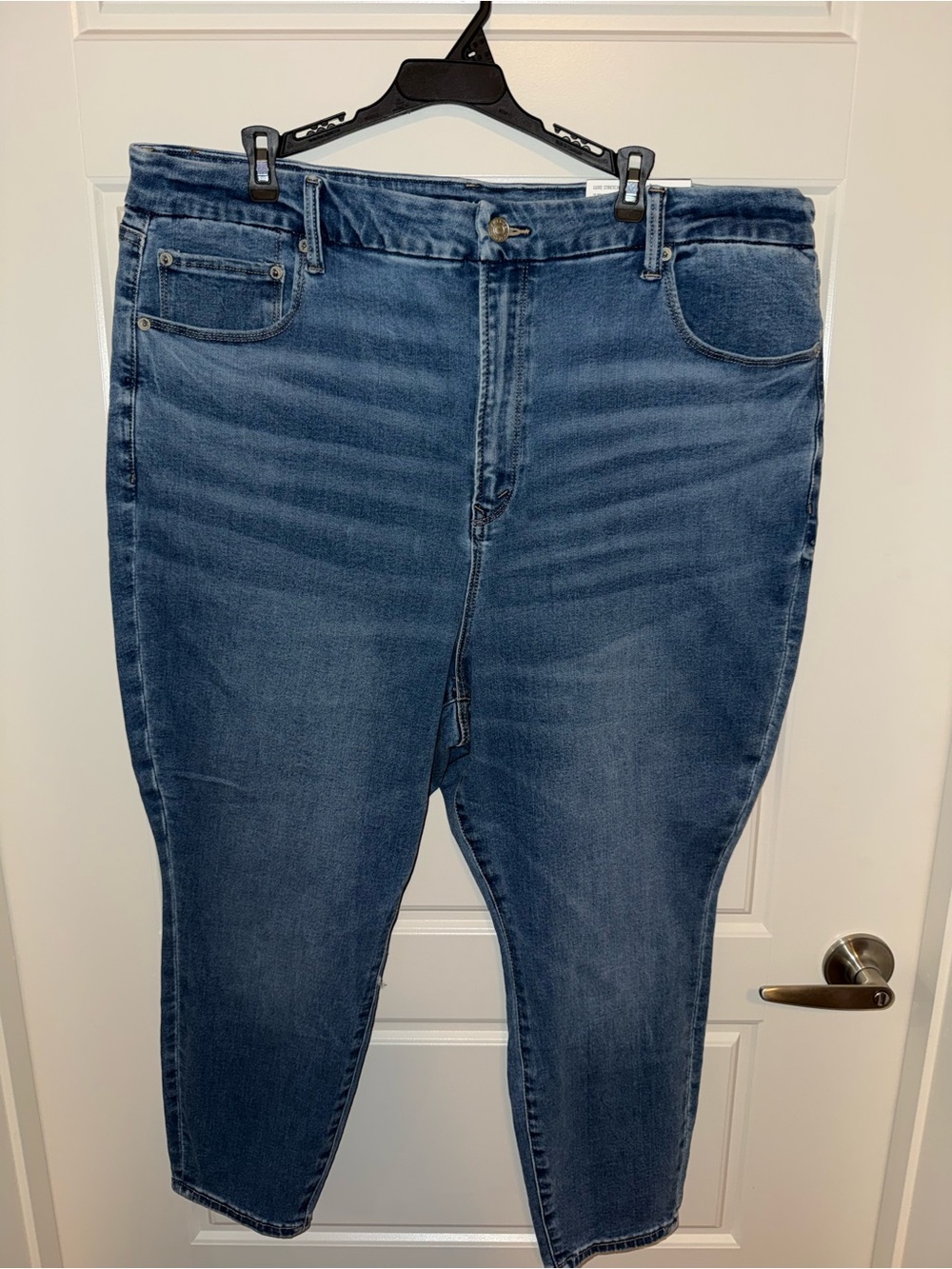 American Eagle Outfitters Dark Blue High-Rise Jeans